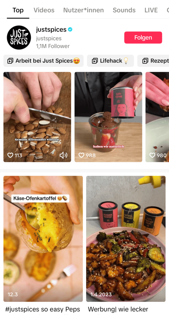 Just Spices Instagram1 - Native Advertising