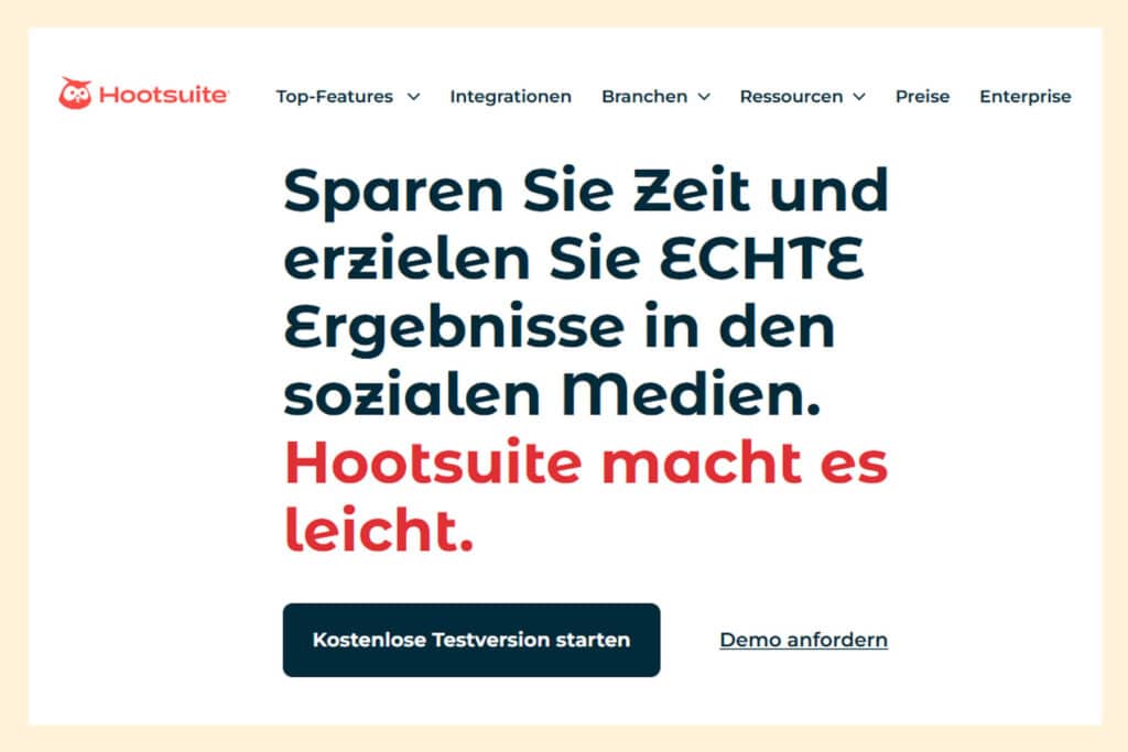 Instagram Post planen auf Hootsuite