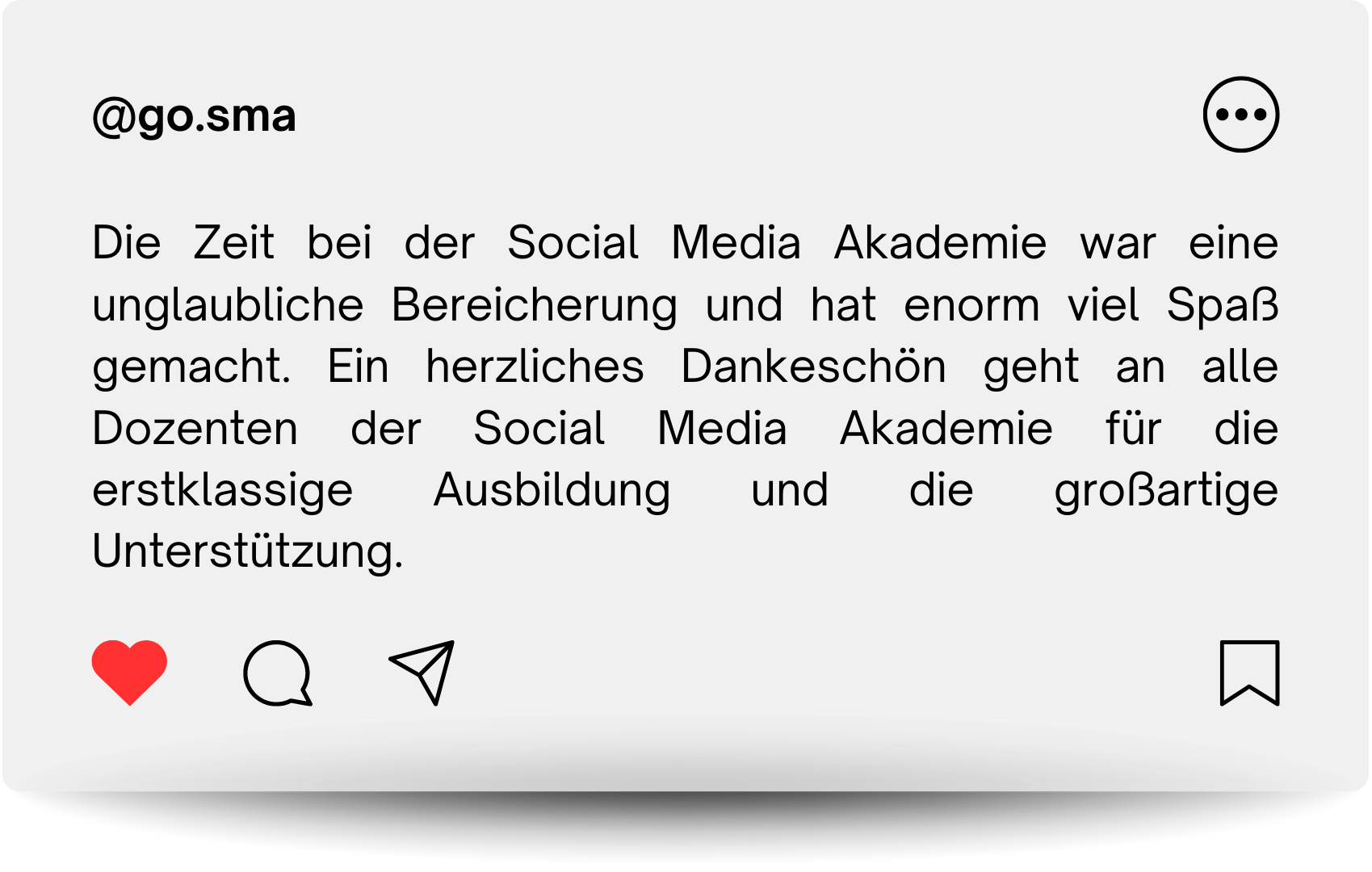 Testimonial Social Media Akademie